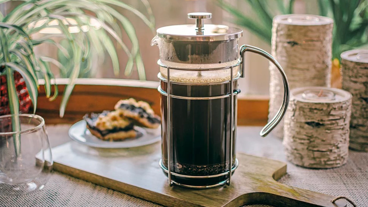 A French press - Secret to creating a perfect cup of coffee