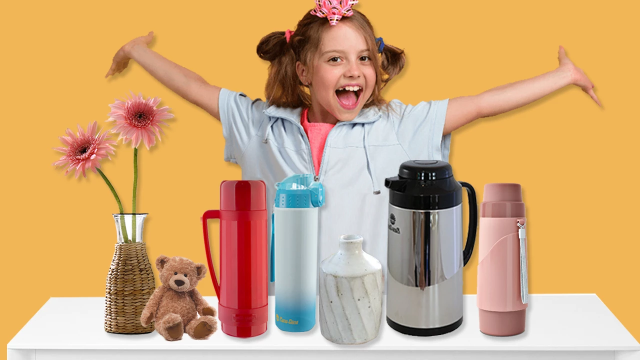 Stainless steel thermos is the most suitable for kids