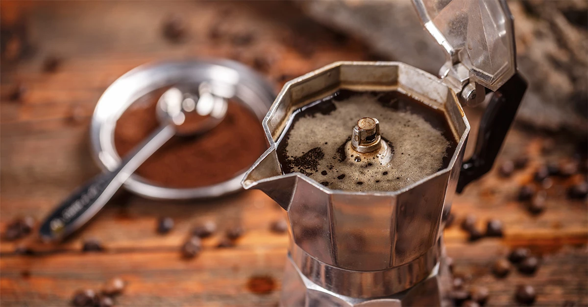 A great day starts with a great coffee from Moka pot