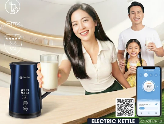Smart Electric Kettle Enables Precise Temperature Control