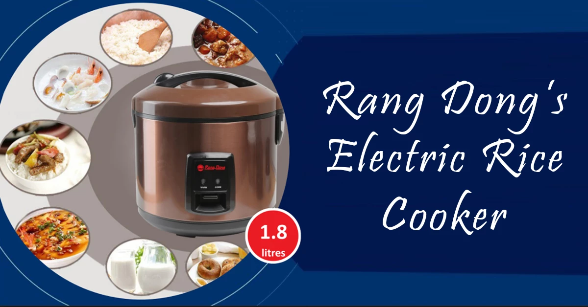 Easy-to-make and delicious rice with Rang Dong’s electric rice cooker