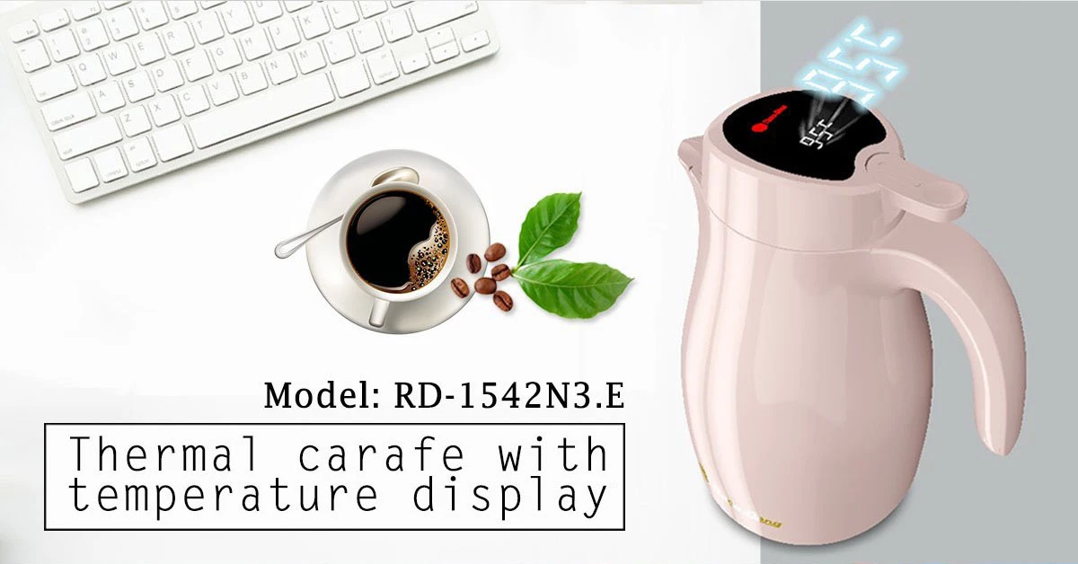 Thermal carafe with temperature display – smart choice for better drinks