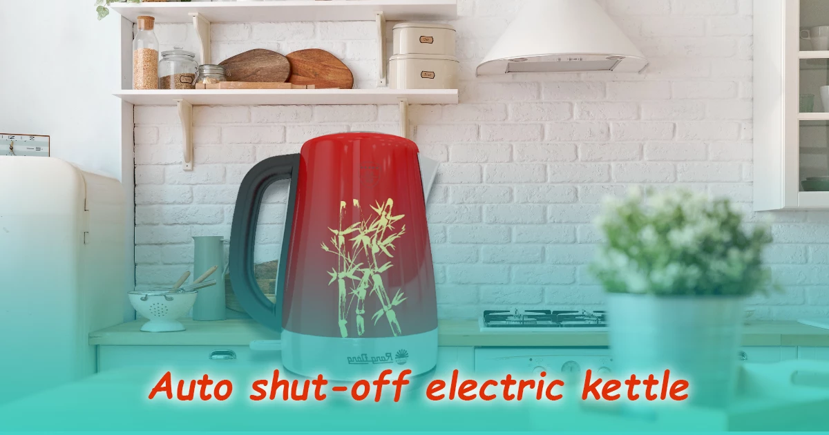 A time-saving auto shut-off electric kettle makes life easier