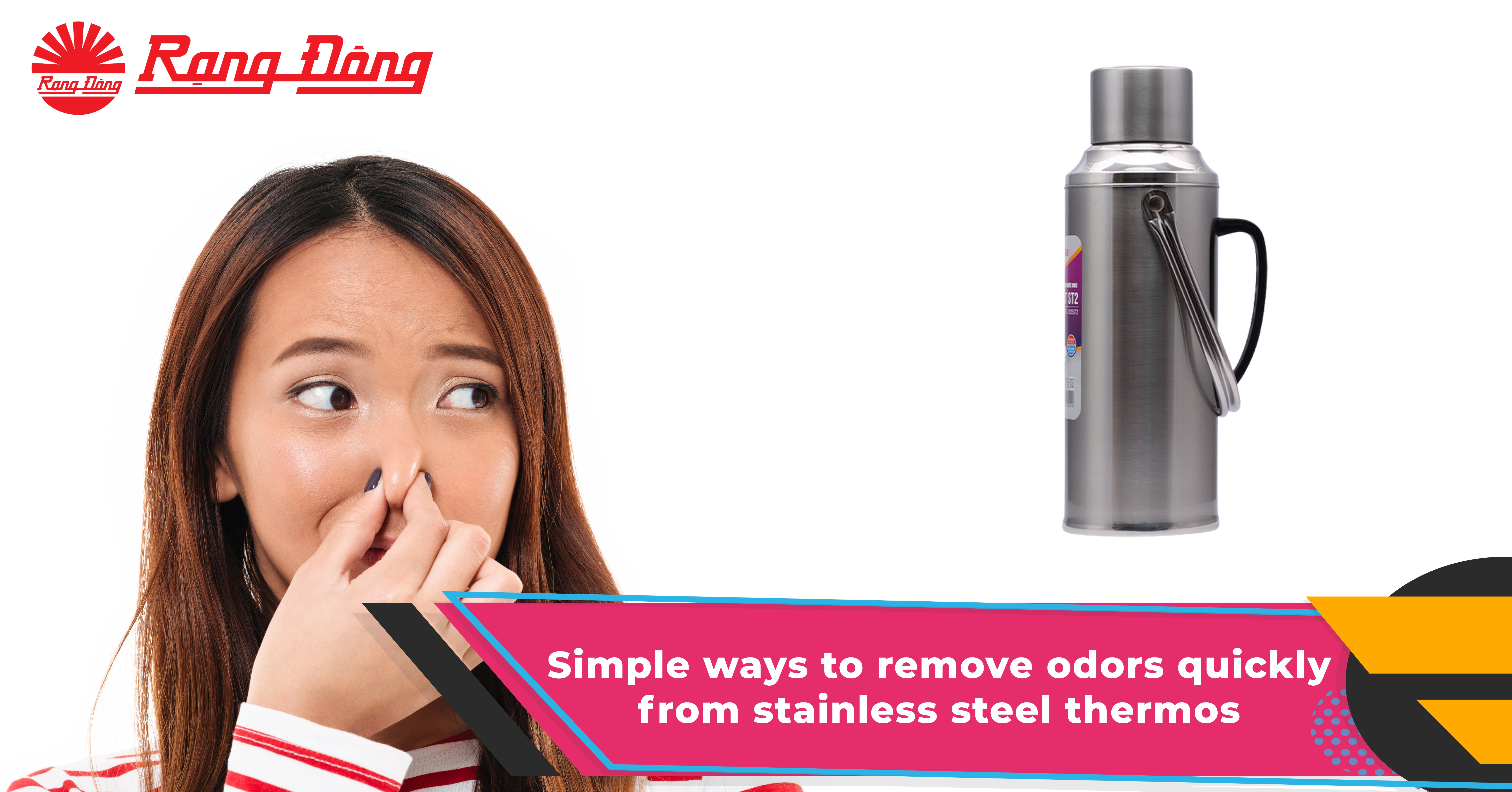 Simple ways to remove odors quickly from stainless steel thermos