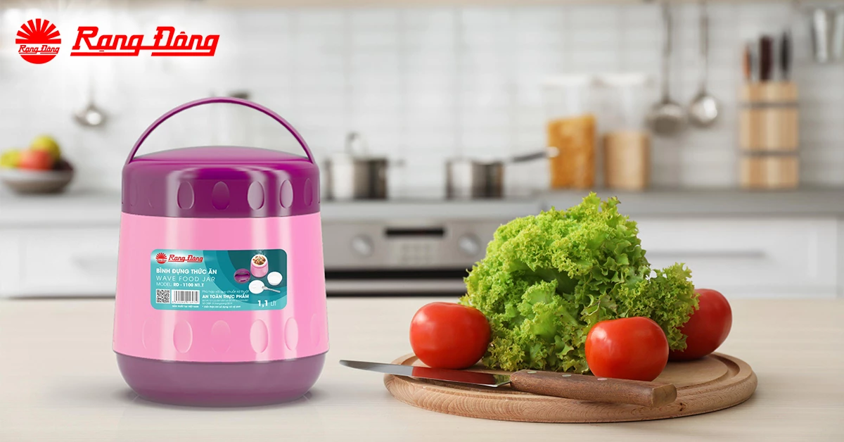 Rang Dong’s vacuum lunch box offers various functions