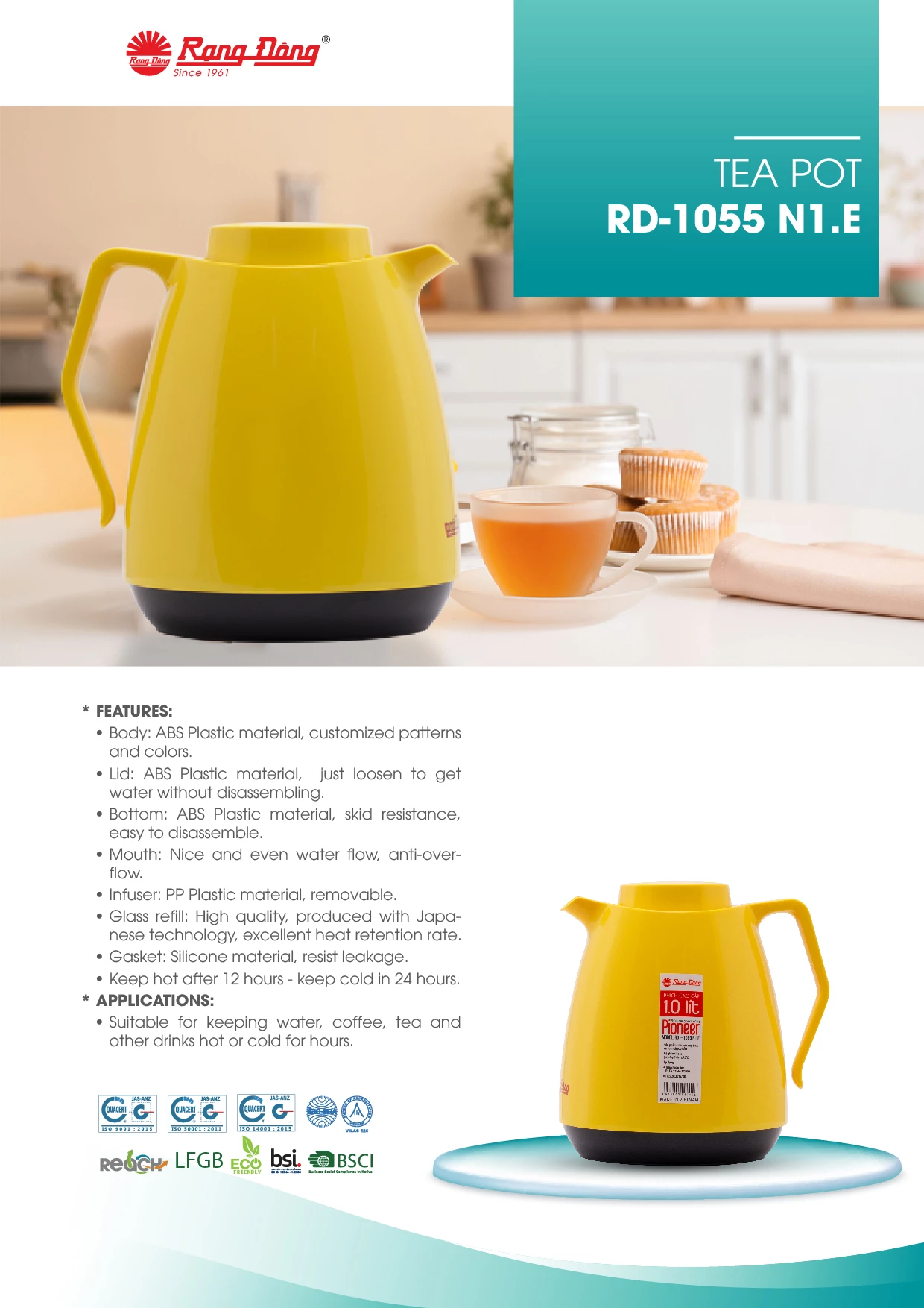 Tea Pots RD-1055 N1.E
