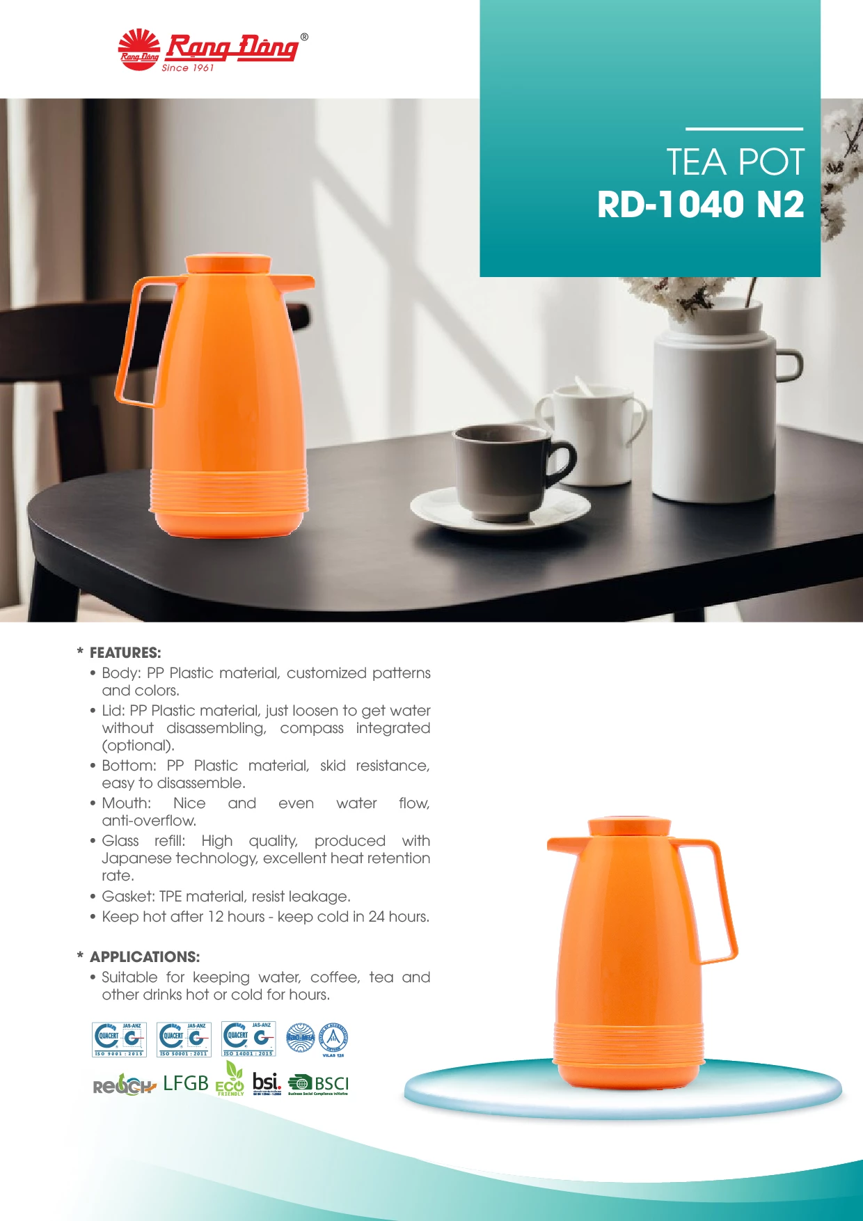 Tea Pots RD-1040 N2