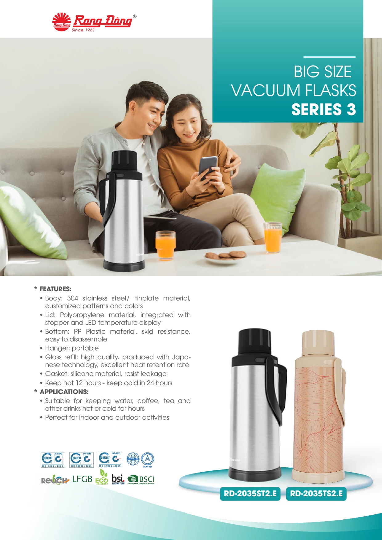 Big Size Vacuum Flasks - Series 3