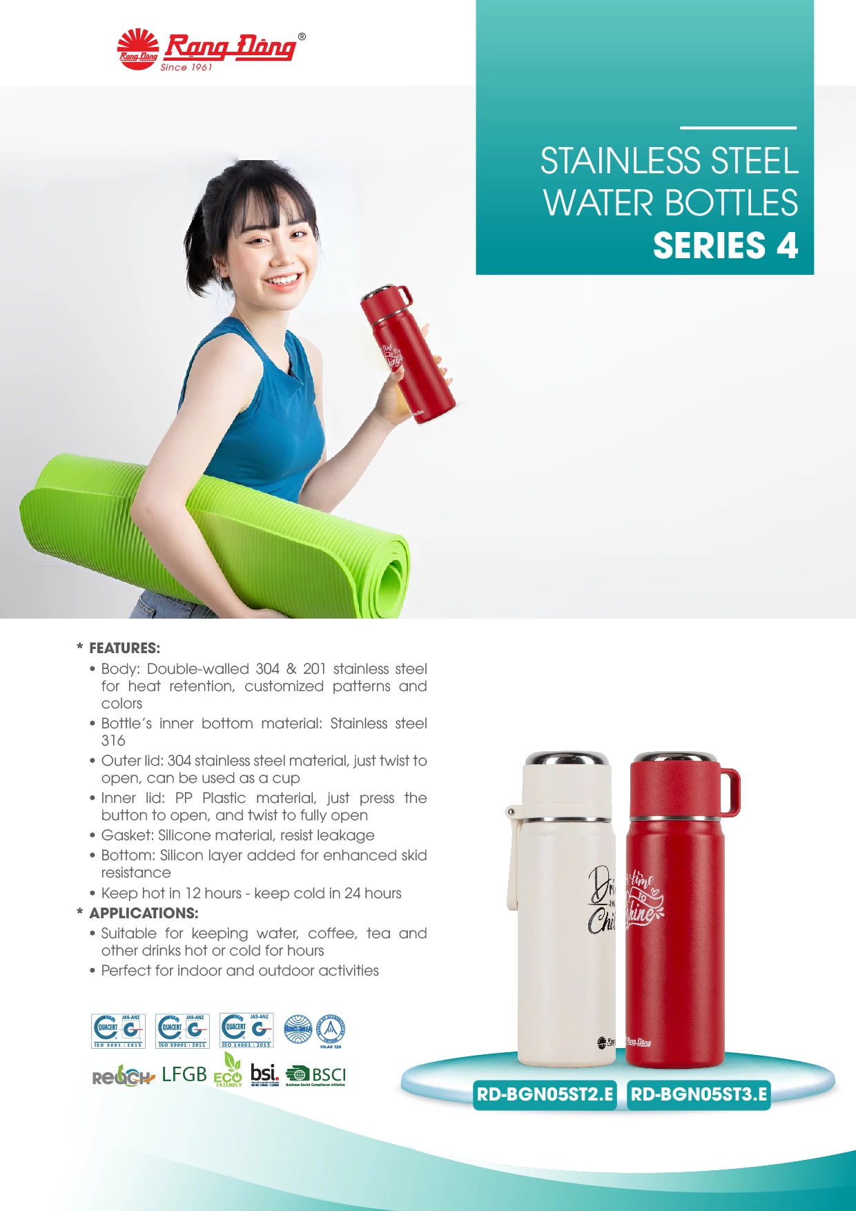 Stainless Steel Water Bottles series 4