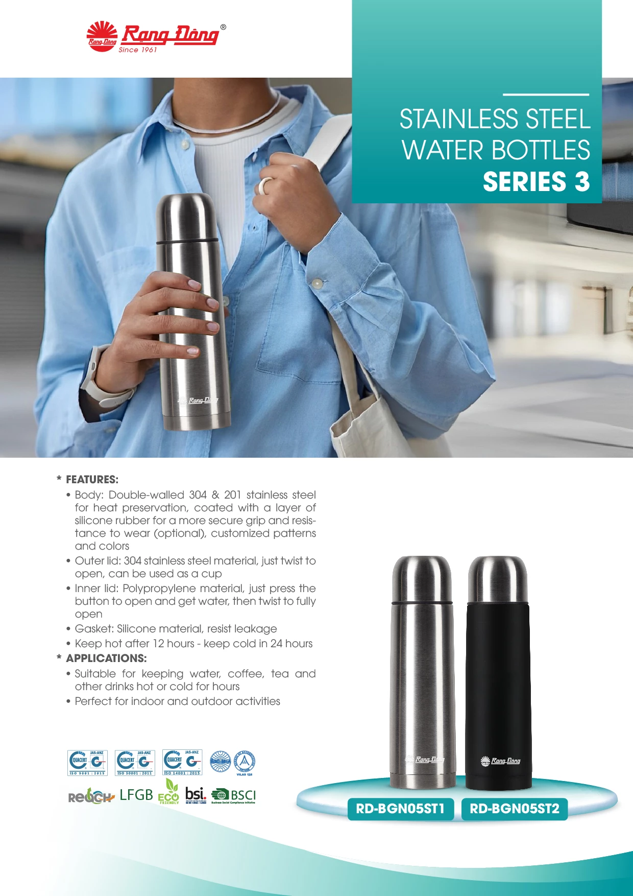 Stainless Steel Water Bottles series 3