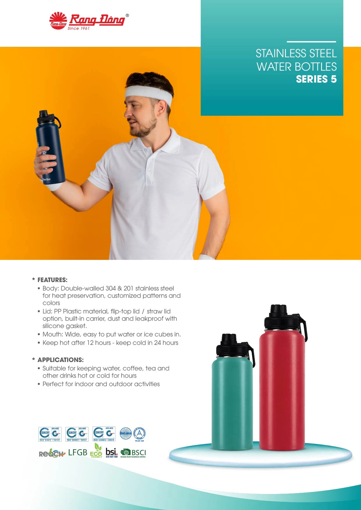 Stainless Steel Water Bottles series 5