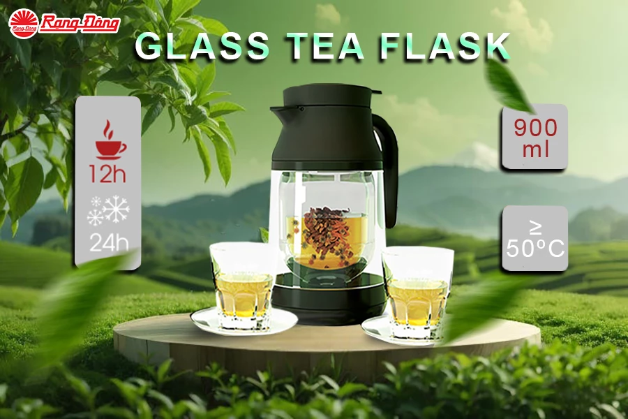 Rang Dong’s Glass Tea Flask Elevates Daily Brewing With Style