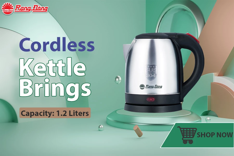 Rang Dong’s Cordless Kettle Brings Convenience to Modern Living