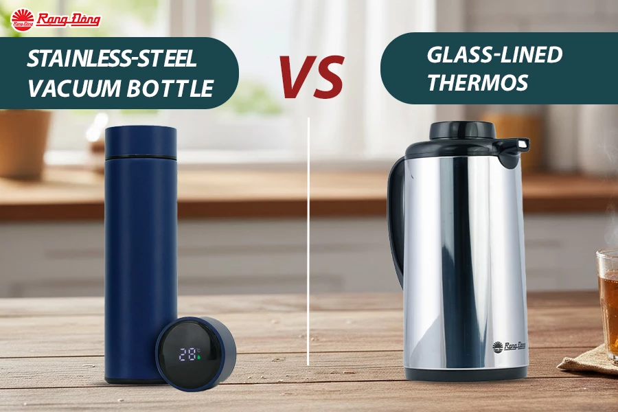 Rang Dong's Stainless-Steel Vacuum Bottle vs Glass-Lined Thermos