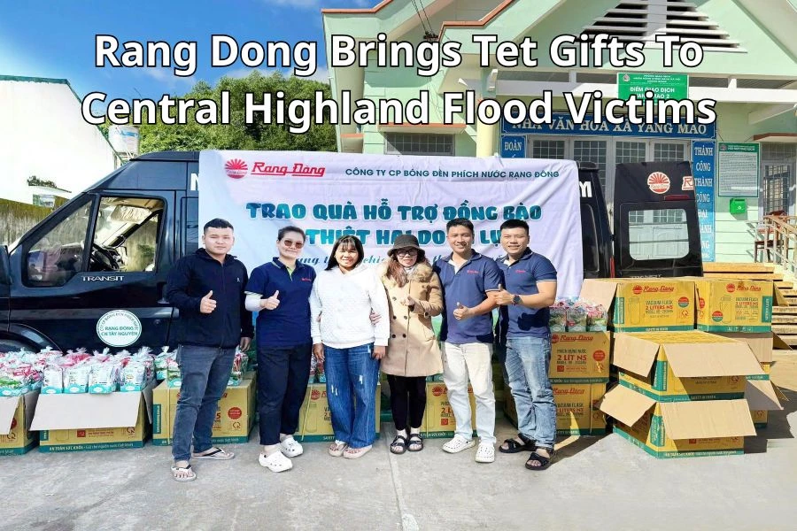 Rang Dong Brings Tet Gifts To Central Highland Flood Victims