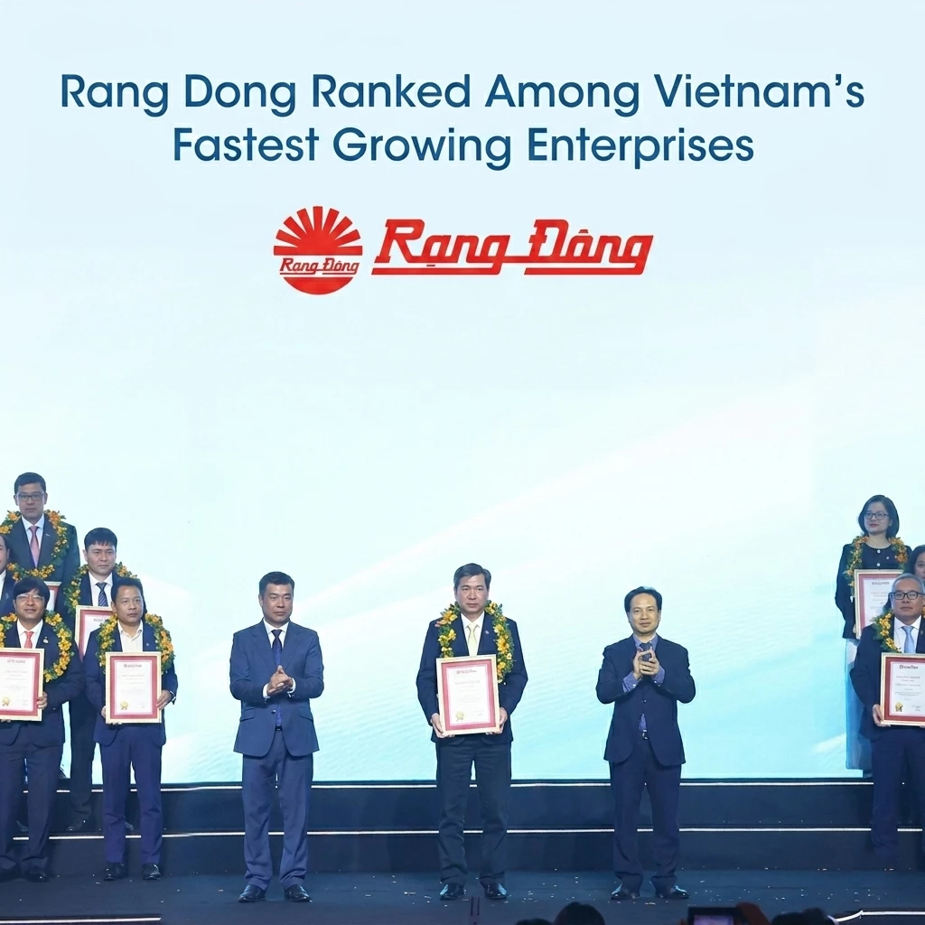 Rang Dong Ranked Among Vietnam’s Fastest Growing Enterprises