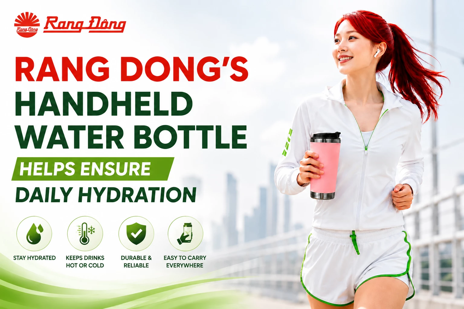 Rang Dong’s Handheld Water Bottle Helps Ensure Daily Hydration