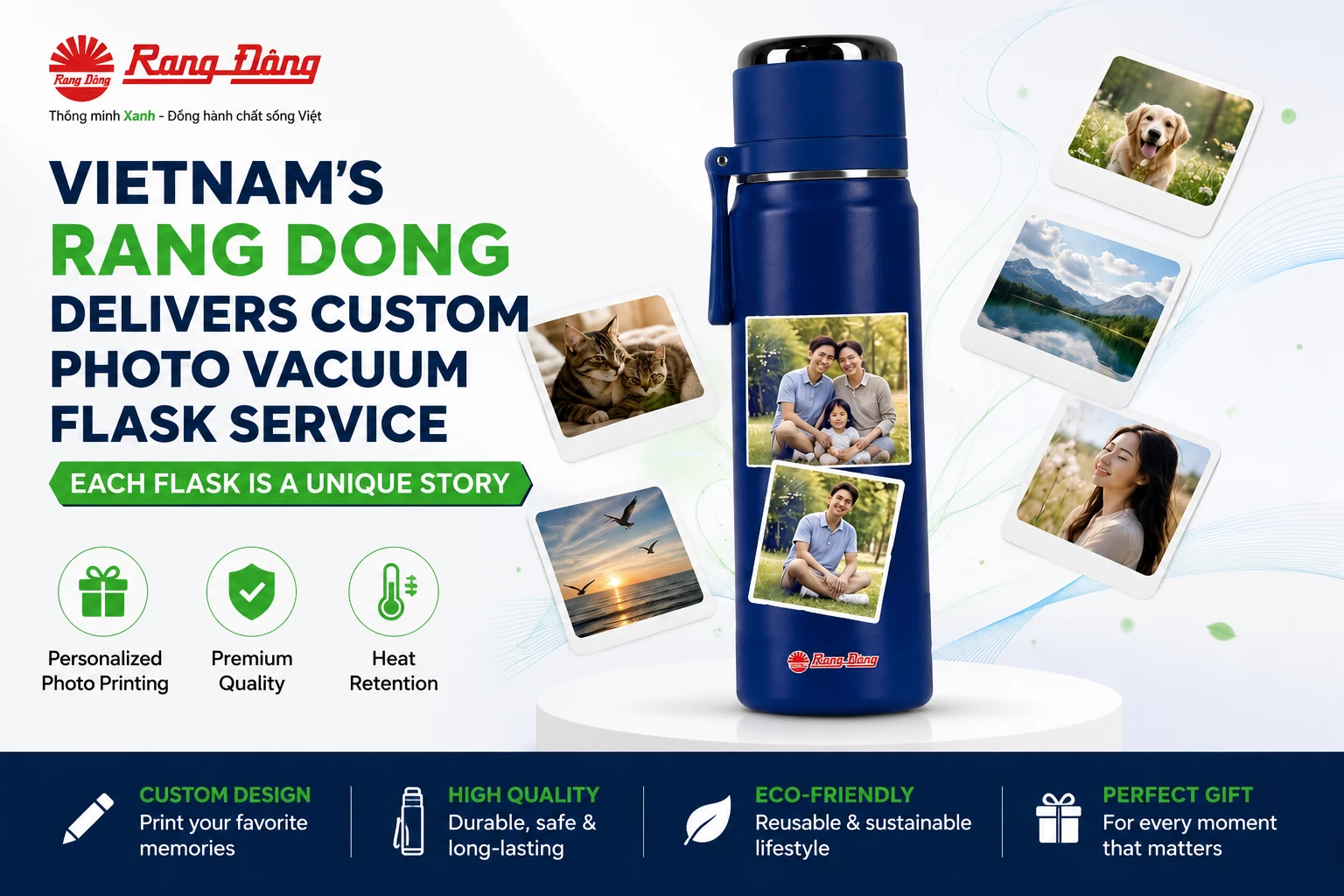 Vietnam’s Rang Dong Delivers Custom Photo Vacuum Flask Service