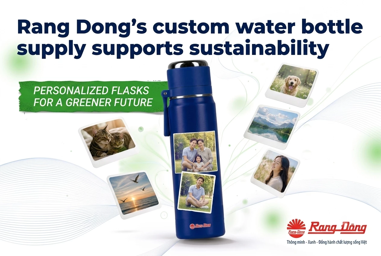 Rang Dong’s custom water bottle supply supports sustainability