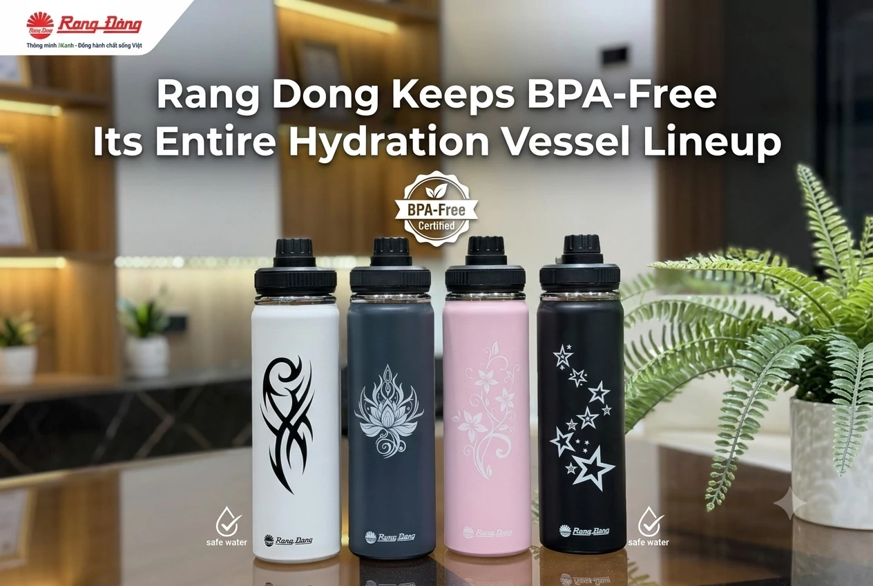 Rang Dong Keeps BPA-Free Its Entire Hydration Vessel Lineup