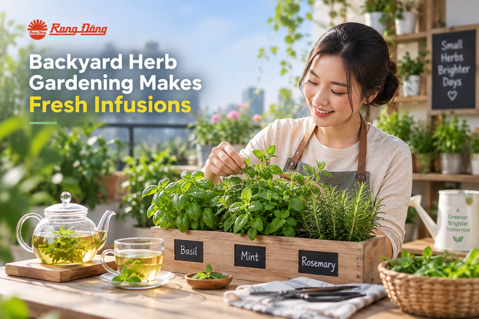 Backyard Herb Gardening Makes Fresh Infusions