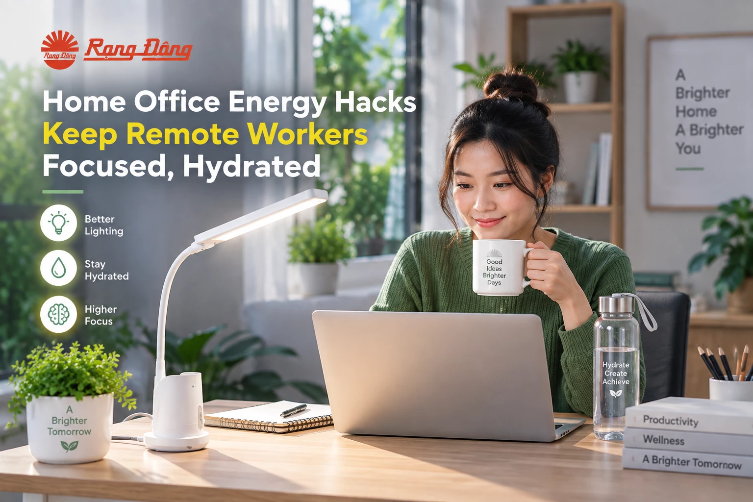 Home Office Energy Hacks Keep Remote Workers Focused, Hydrated