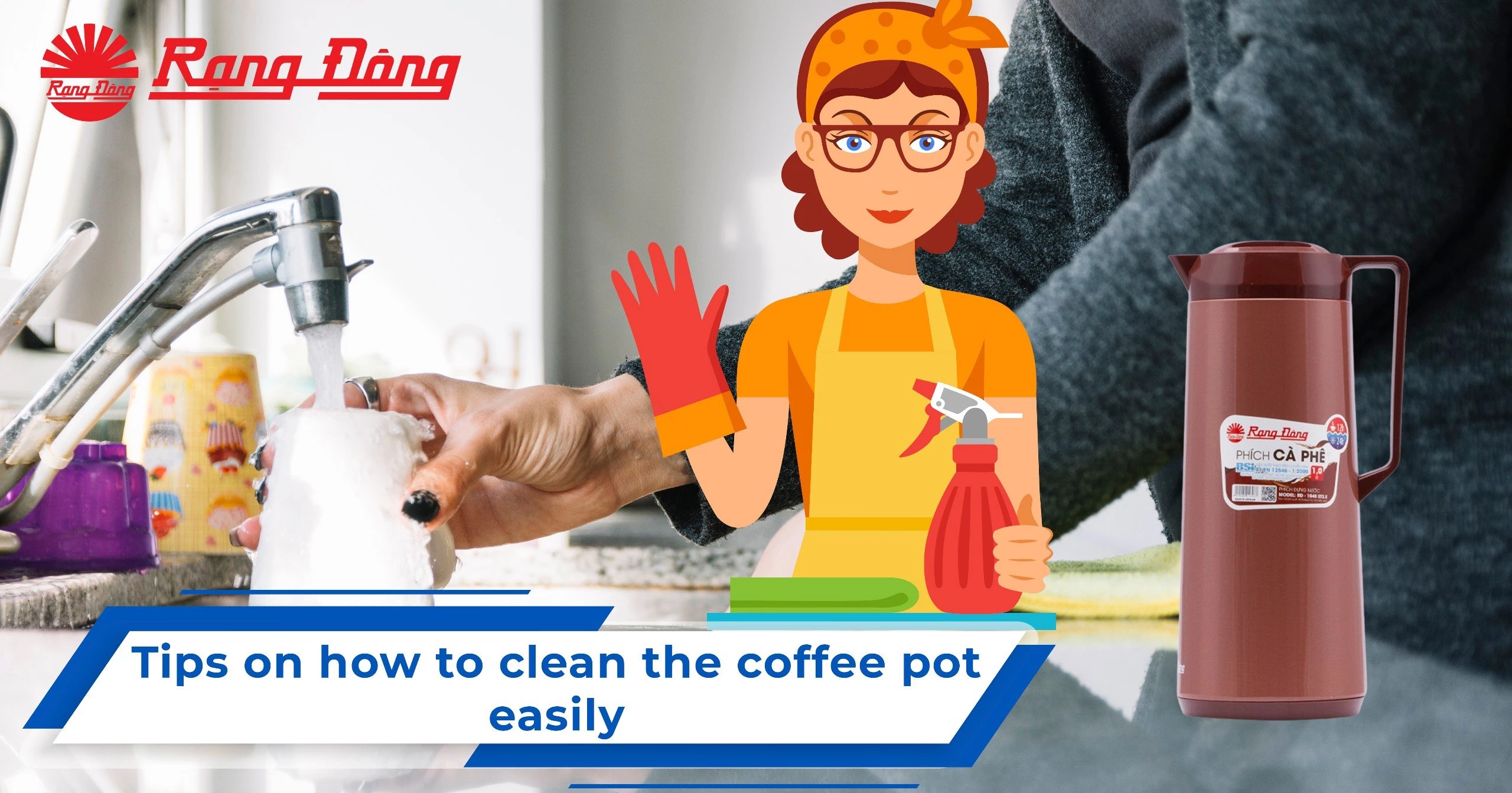 Tips on how to clean the coffee pot easily