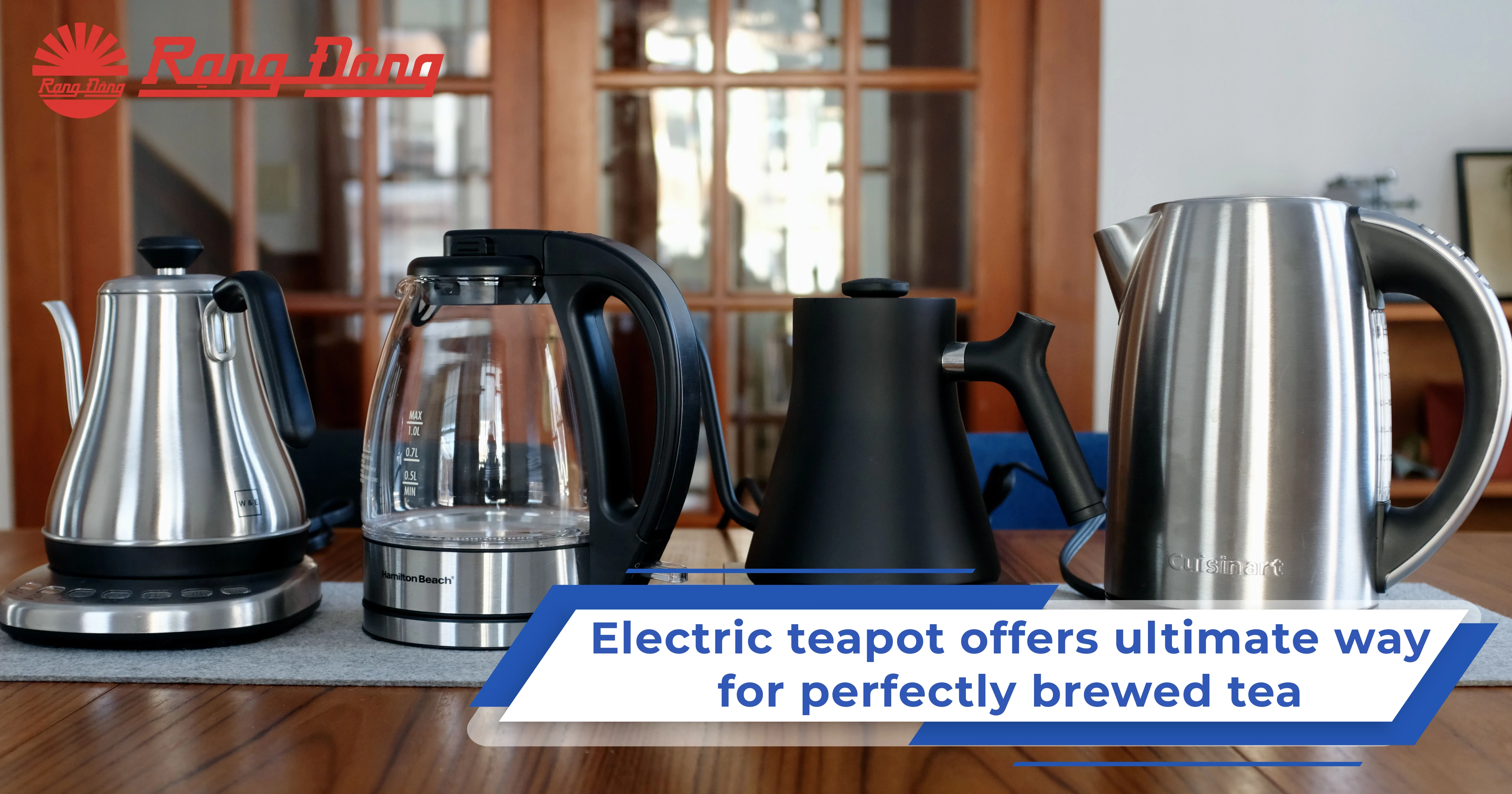 Electric teapot offers ultimate way for perfectly brewed tea