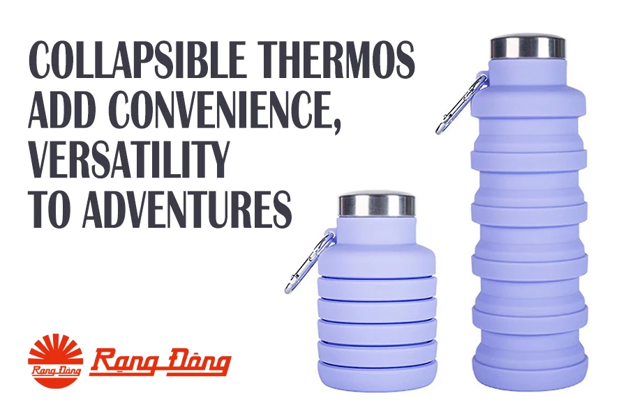 Collapsible thermos add convenience, versatility to adventures