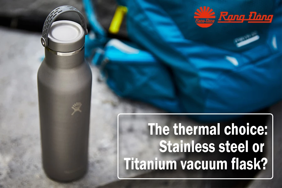 Titanium vacuum flask offers unique features