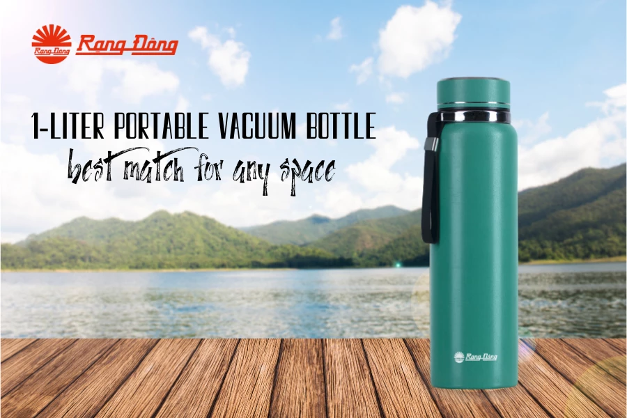 1-Liter Portable Vacuum Bottle - Best Match For Any Space