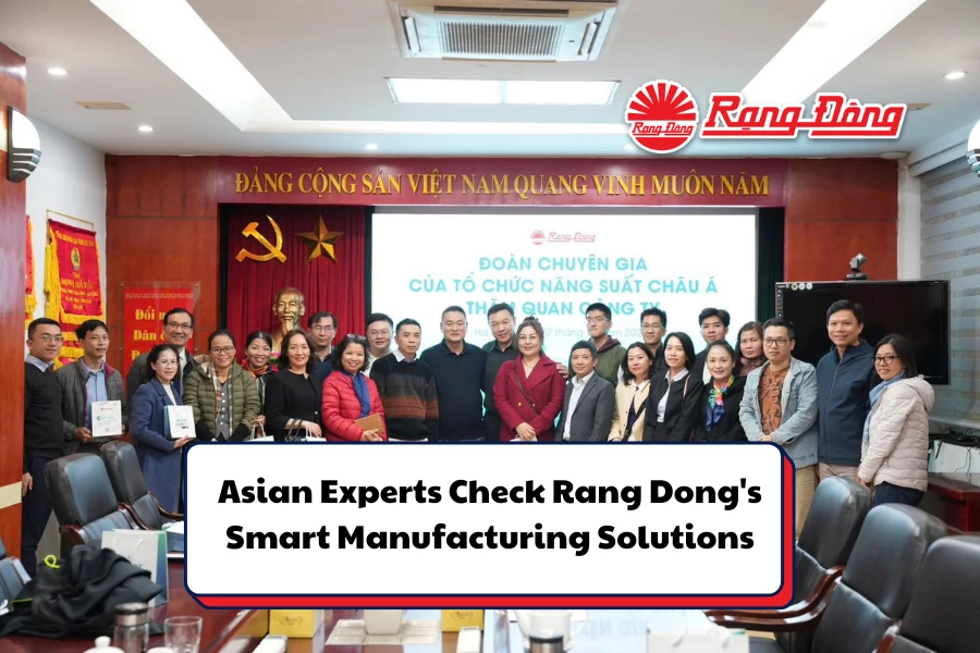 Asian Experts Check Rang Dong's Smart Manufacturing Solutions