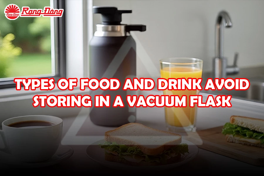 Types of food and drink avoid storing in a vacuum flask