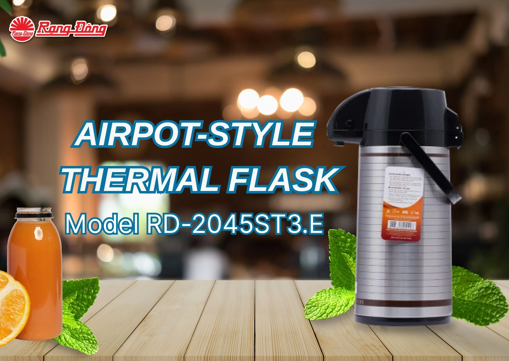 Rang Dong’s Airpot-Style Thermal Flask Maximizes Convenience