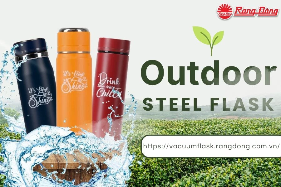 Outdoor Steel Flask Makes Ultimate Companion for Adventurers
