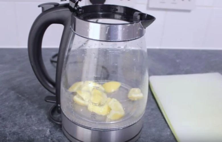 This is why you should put lemon slices in your tea kettle every now and  then